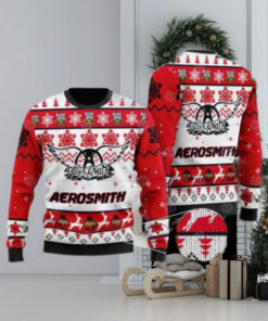 Aero Smith Band Signature Logo 2024 Ugly Christmas Sweater