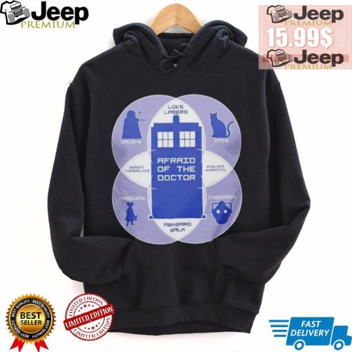 Afraid of the doctor Doctor Who shirt