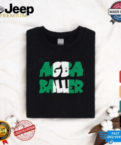 Agba Baller Wearing Agba Baller Shirt