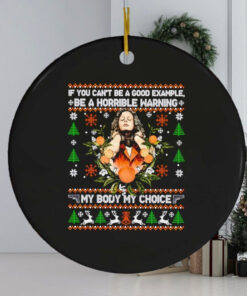 Aileen Wuornos if you can’t be a good example be a horrible warning Christmas ornament
