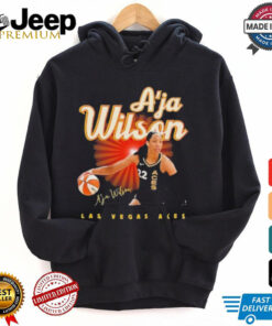 A’ja Wilson 22 Las Vegas Aces signature T Shirt