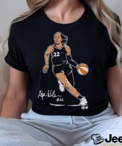 A’ja wilson superstar pose shirt