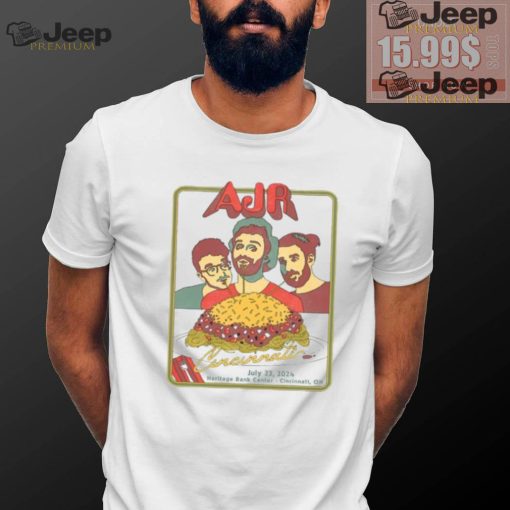 Ajr july 23 2024 heritage bank center cincinnati oh poster shirt