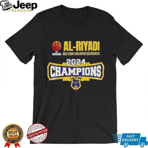 Al Riyadi Fiba West Asia Super League Final 2024 Champions shirt