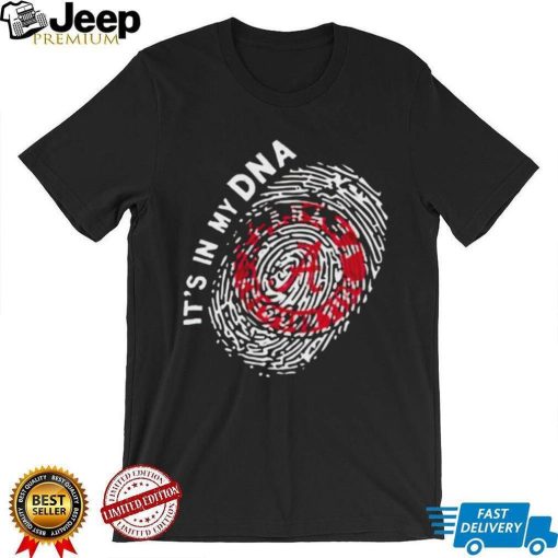 Alabama Crimson It’s In My DNA Fingerprint Shirt