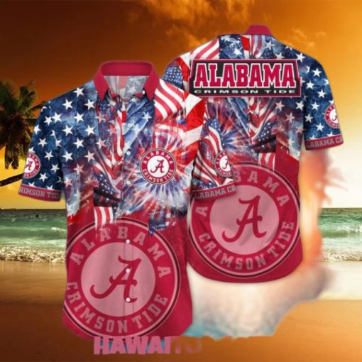 Alabama Crimson Tide 4th Of July American Proud Patriots Hawaiian Shirts