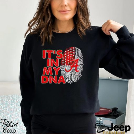 Alabama Crimson Tide It’s In My DNA Fingerprint shirt