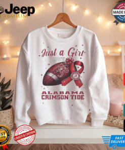 Alabama Crimson Tide Just A Girl In Love With Her Crimson Tide Personalized shirt