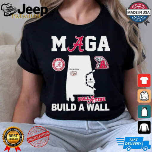 Alabama Crimson Tide MAGA Build A Wall Beat Georgia Shirt