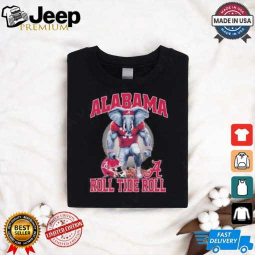 Alabama Crimson Tide Mascot Roll Tide Roll 2024 Shirt