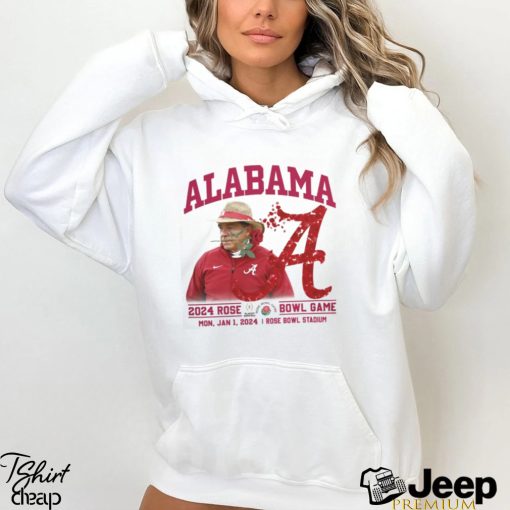 Alabama Crimson Tide Nick Saban Rose Bowl 2024 CFP Football Semifinal Shirt