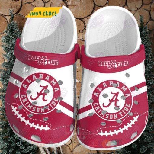 Alabama Crimson Tide Red White Ncaa Crocs