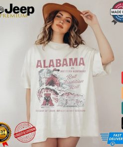 Alabama Crimson Tide vs. Western Kentucky Hilltoppers Game Day August 31st, 2024 Shirt