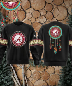 Alabama Crimson Tide x Native American Heritage Night 2024 Limited Black Sweater