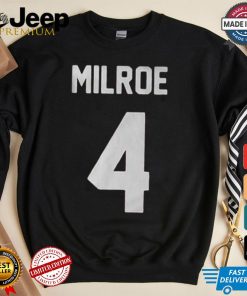 Alabama Football Jalen Milroe 4 Shirsey T shirt