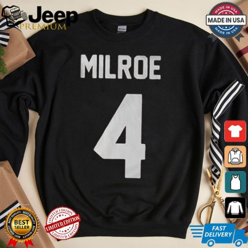 Alabama Football Jalen Milroe 4 Shirsey T shirt