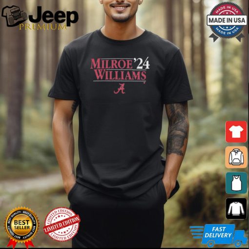 Alabama Football Milroe williams ’24 Shirt