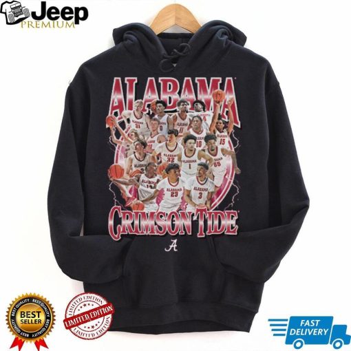 Alabama NCAA Men’s Basketball Official 2023 2024 Post Season T Shirt