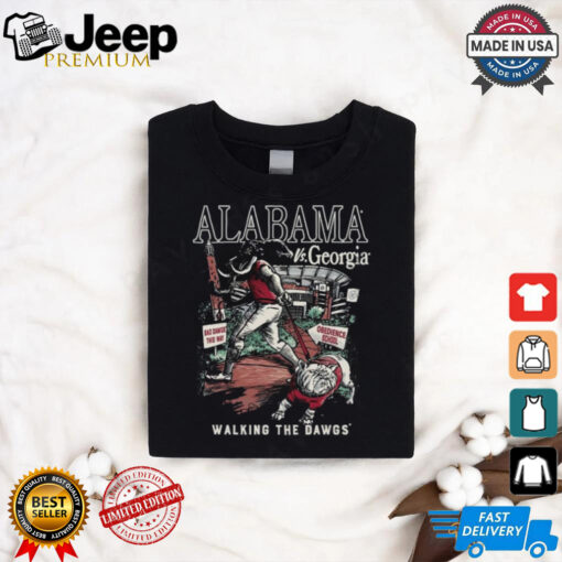 Alabama vs Georgia Gameday 2024 Walking The Dawgs T Shirt