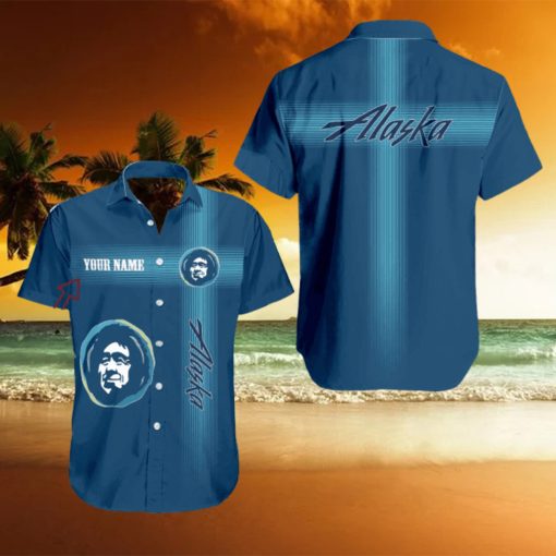 Alaska Airlines Logo Brand Hawaiian Shirt Custom Name Trending Summer