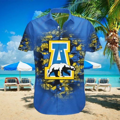 Alaska Nanooks Vintage Camouflage Hawaiian Shirt, NCAA Classic
