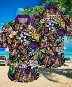 Albany Great Danes NCAA Mens Floral Special Design Hawaiian Shirt