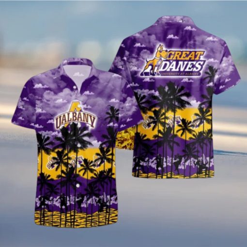 Albany Great Danes Palms Tree Hawaiian Shirt