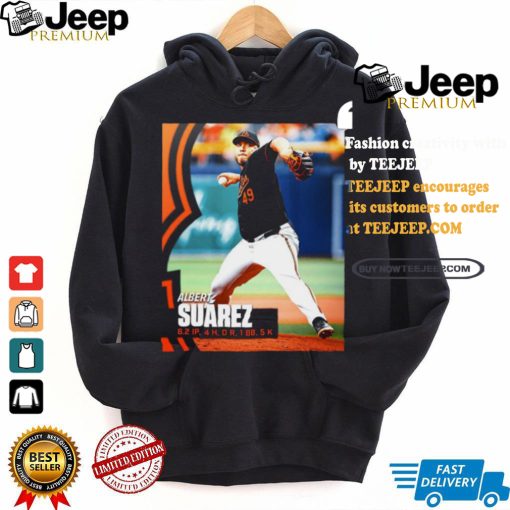 Albert Suárez a new career 6.2 ip 4 h 0 r 1 bb 5 k shirt