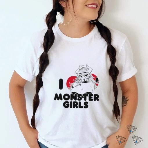 Alcremilk I Love Monster Girls Shirt