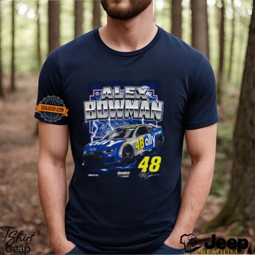 Alex Bowman #48 2024 Ally Darlington Throwback T shirt