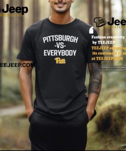 Alex Kline Wearing Pittsburgh Vs Everybody Pitt Shirt