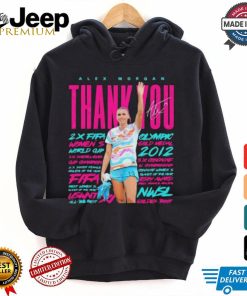 Alex Morgan Womens Soccer thank you signature 2024 shirt