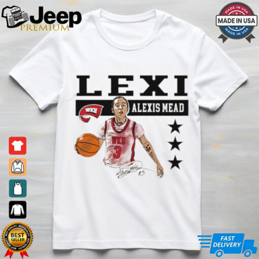 Alexis Mead Western Kentucky basketball signature shirt