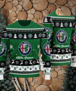 Alfa Romeo 2024 Christmas Green Ugly Sweater