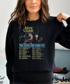 Alice Cooper Too Close For Comfort Schedule Tour 2024 T Shirt