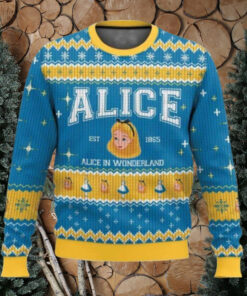 Alice in Wonderland Ugly Sweater