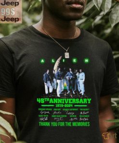 Alien 45th Anniversary 1979 – 2024 Thank You For The Memories T shirt