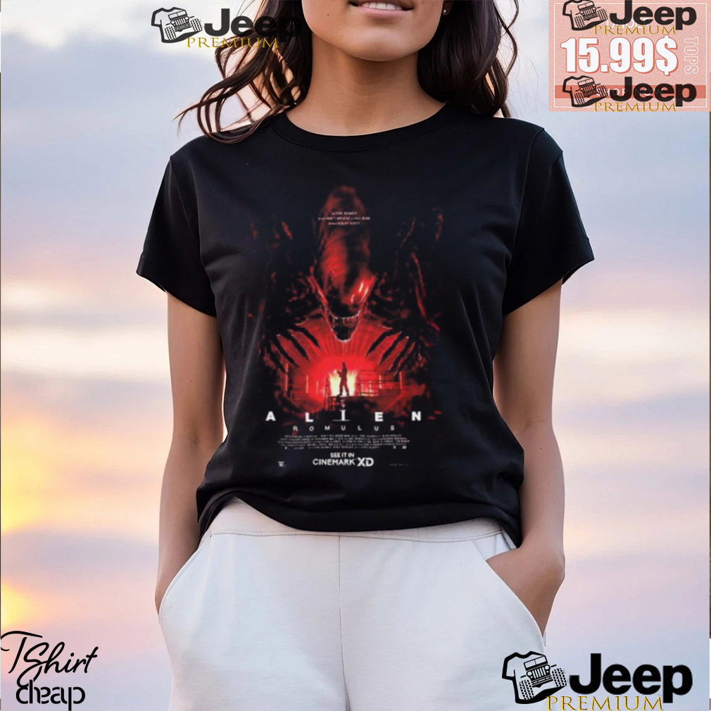 Alien Romulus Poster Releasing In Theaters On August 16th 2024 Unisex T Shirt