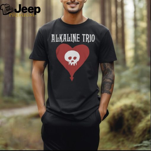Alkaline Trio Heartskull T Shirt   Copy