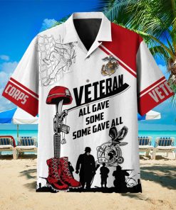 All Gave Some Some Gave All Veteran Multiservice MH Classic Full Printing Hawaiian Shirtss