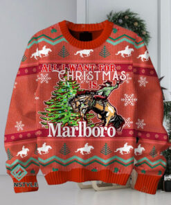 All I Want For Christmas Is Marlboro Ugly Christmas Sweater