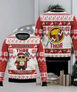 All I Want For Christmas Thor Ugly Sweater