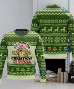 All I want for Christmas Is Pizza Ugly Christmas Sweater