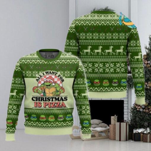 All I want for Christmas Is Pizza Ugly Christmas Sweater