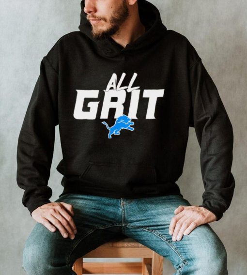 All grit Detroit Lions football logo gift shirt