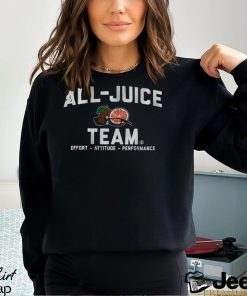All juice team shirt