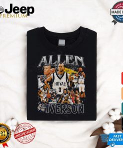 Allen Iverson College Vintage Bootleg T Shirt