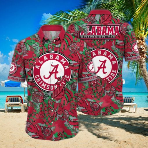Aloha Hawaiian Shirt July Edition, Alabama Crimson Tide, NCAA Souvenir
