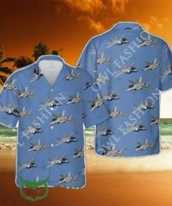 Aloha Summer US Navy F 35 Lightning II Hawaiian Shirt