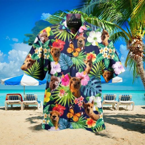 Alpaca Tropical Hawaiian Shirt Impressive Gift